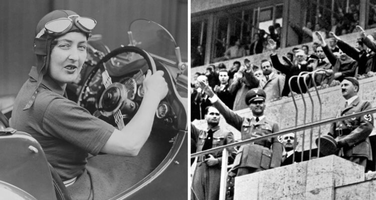 Betty Haig (izquierda), la piloto británica campeona olímpica que humilló a los nazis en Berlín 1936.