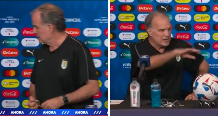 Tras minuto de furia contra Conmebol: Bielsa reclama por intento de suspensión de conferencia