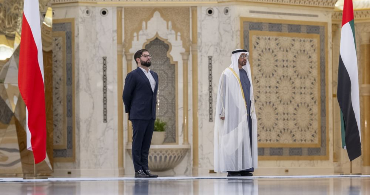 Atraer inversión desde zona de riquezas: Boric es 1er presidente chileno que visita a Emiratos Árabes