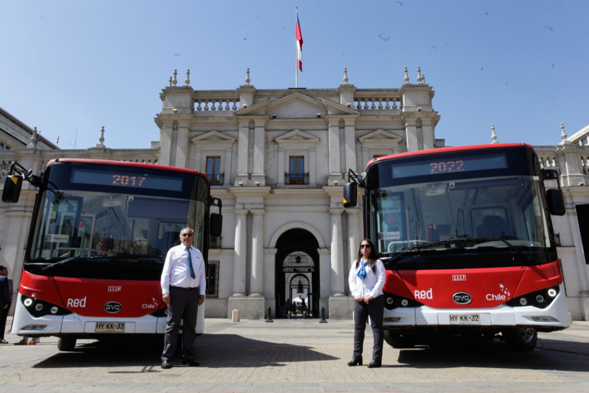 Buses eléctricos en Chile