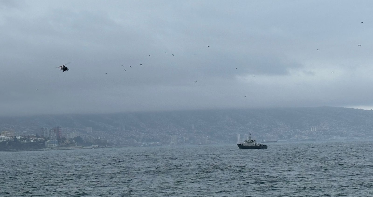 Buscan a persona arrastrada por ola en playa de Viña del Mar