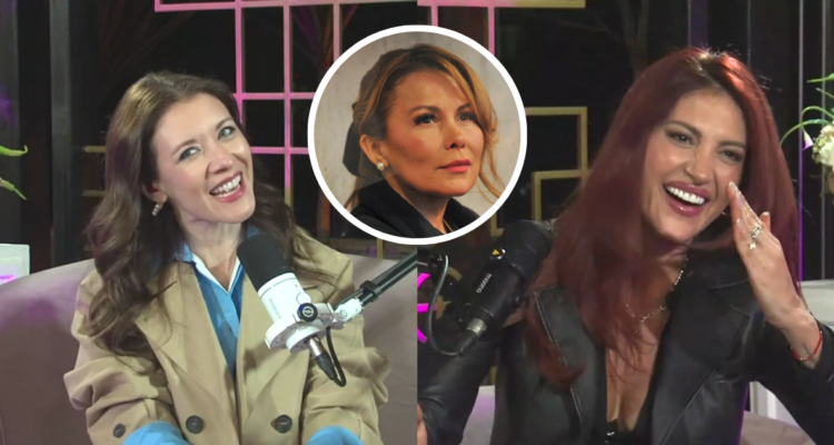 Carla Jara(izquierda) y Karen Paola (derecha) en referencia a burlas por arresto domiciliario de Cathy Barriga (miniatura)