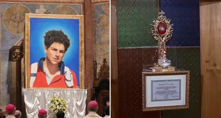 Reliquia de Carlo Acutis