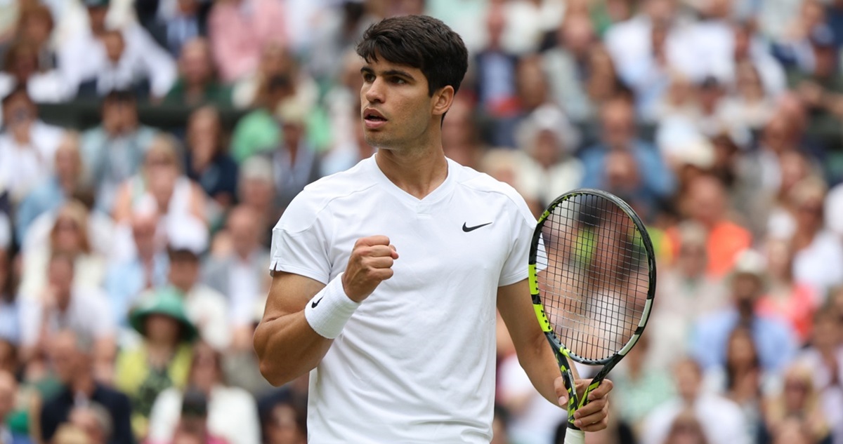 Carlos Alcaraz avanzó a la final de Wimbledon.