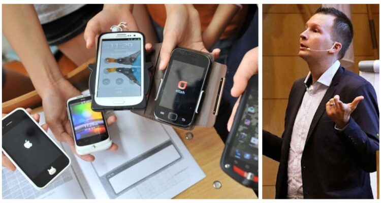 El experto en tecnología Lasse Rouhianen afirmó de manera categórica que los teléfonos celulares deben ser prohibidos en los colegios.