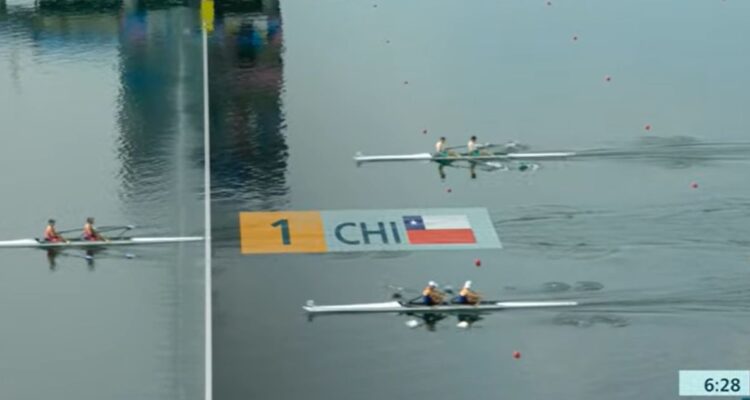 César Abaroa y Eber Sanhueza ganaron la Final C del remo en los JJOO de París