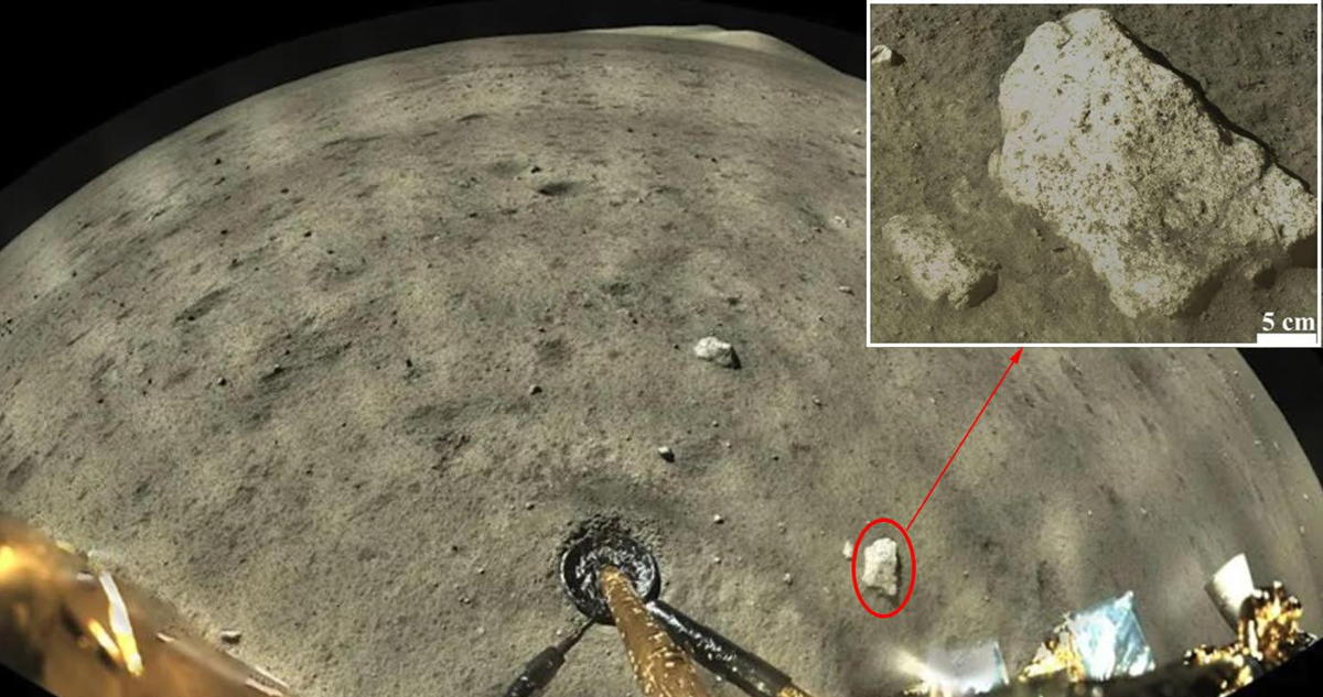 Científicos de la Academia China de Ciencias identificaron rastros de agua en una muestra traída por el rover Chang’e-5 desde la Luna.