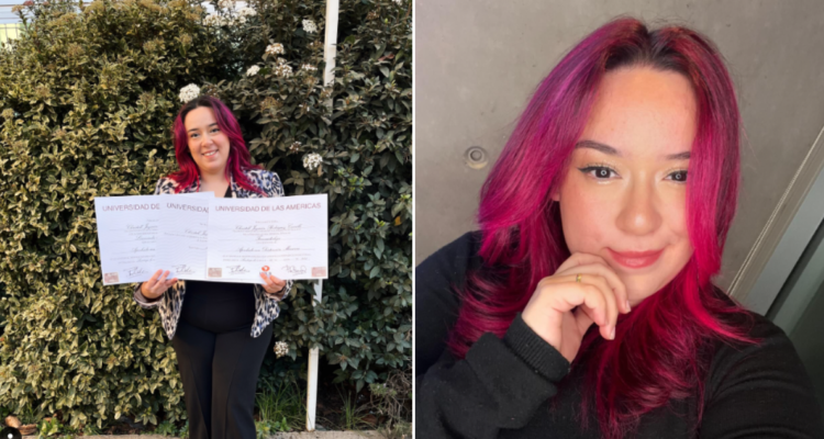 Christell Rodríguez recibe su título