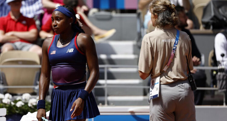 Coco Gauff se despidió entre lágrimas de París 2024.