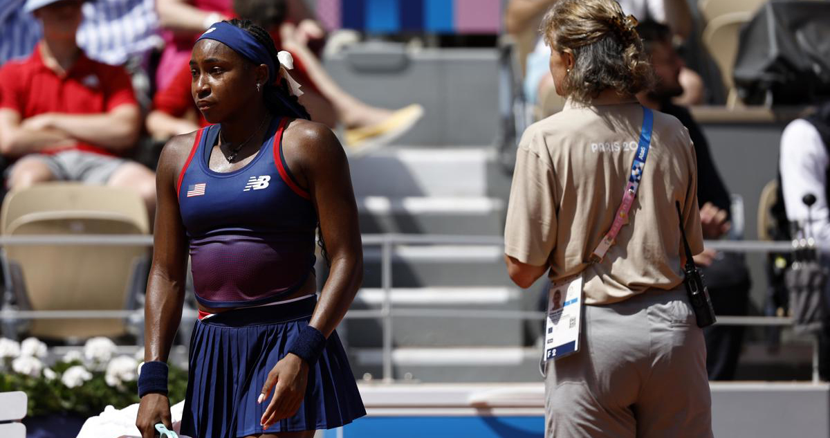 Coco Gauff se despidió entre lágrimas de París 2024.