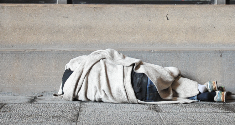 Persona en situación de calle por código azul