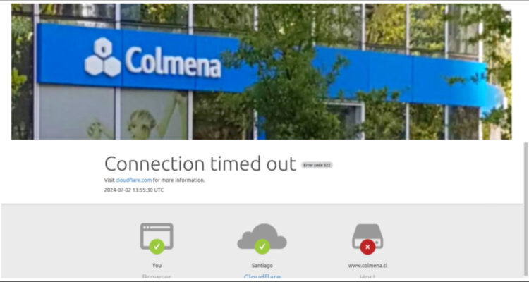 Colmena cumple 4 días con servicios afectados por ciberataque y Super. de Salud le emplaza solución