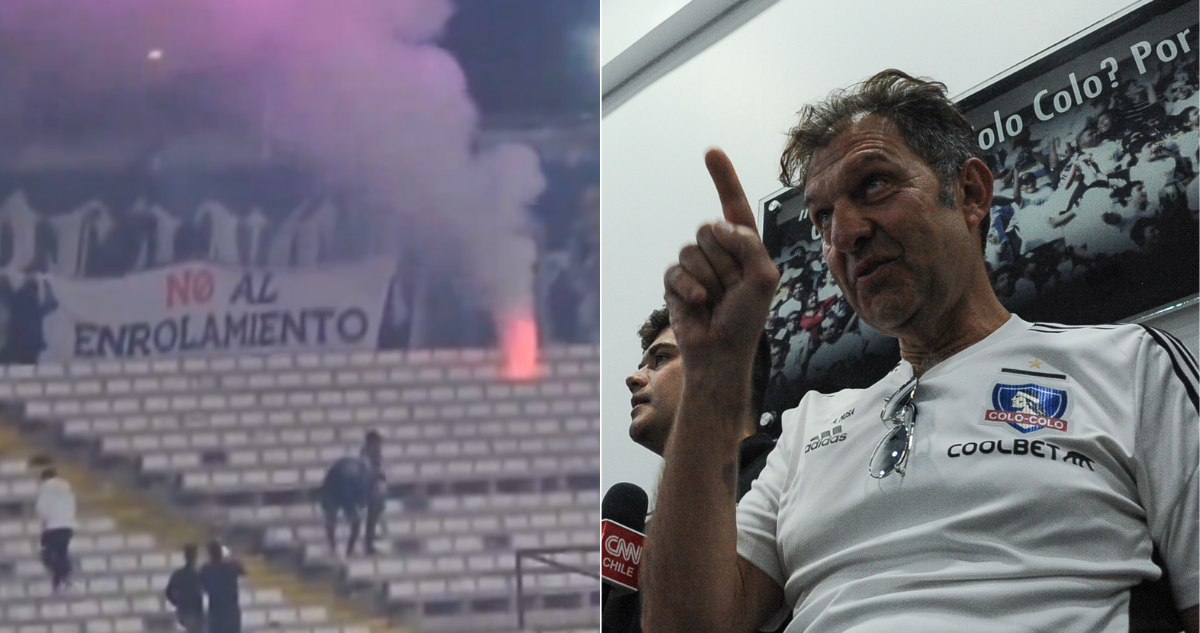 Aníbal Mosa arremete contra lienzo en contra del Registro de Hinchas.