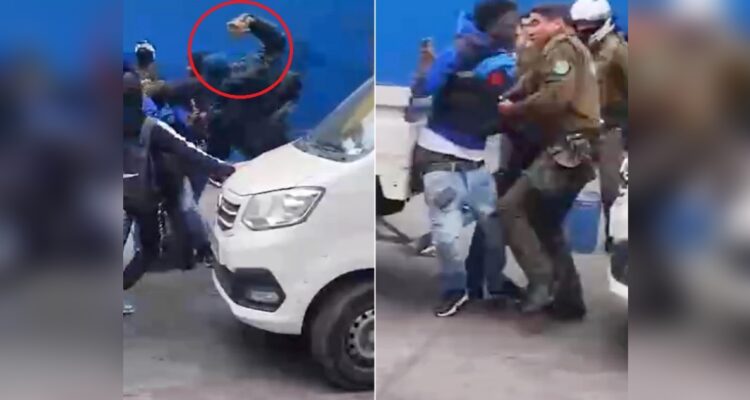 Encuentran en sus domicilios a colombianos que agredieron a carabineros en barrio Franklin