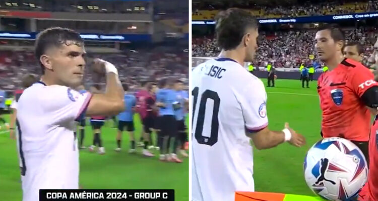 Christian Pulisic arremetió contra jueces del Estados Unidos-Uruguay.