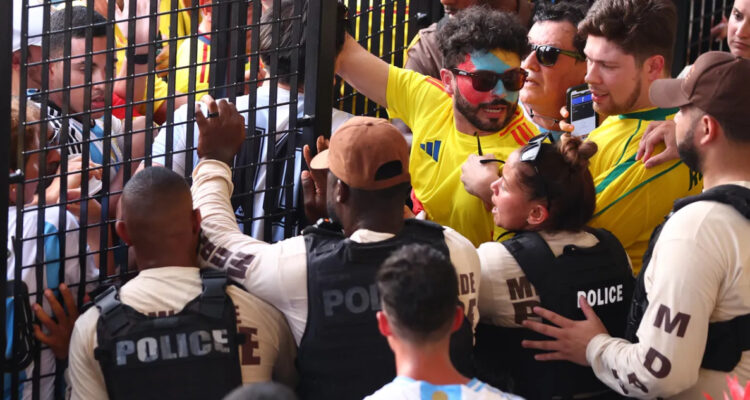 Copa América incidentes policía