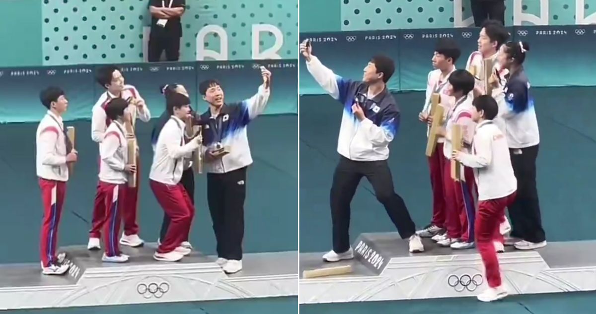 JJOO Corea selfie
