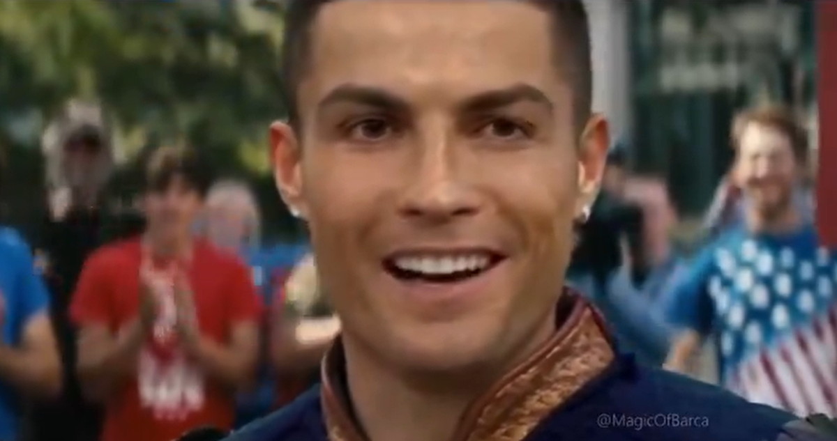 Cristiano Ronaldo se ha vuelto “meme” en internet, llenándose de comparaciones con Homelander, el antagonista de The Boys.
