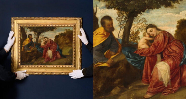 Subastan antiguo cuadro robado de Tiziano en Londres