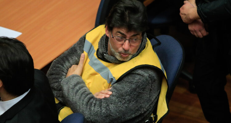 Imagen de Daniel Jadue en la audiencia de revisión de medidas cautelares.