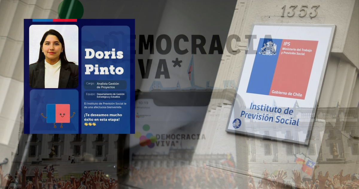 Doris Pinto, fundadora de Democracia Viva, y su mensaje de bienvenida al IPS.