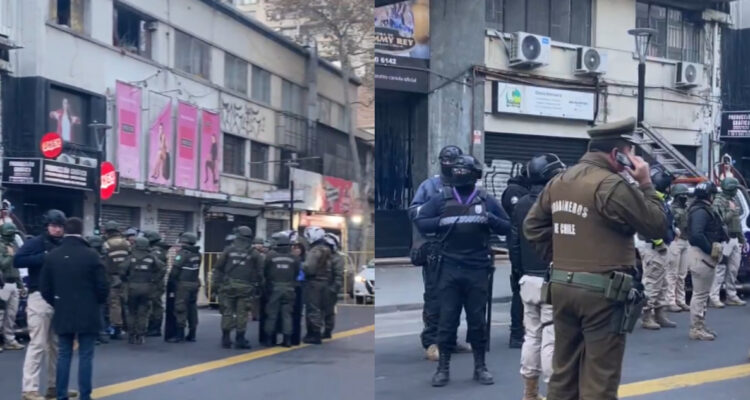 Desalojan casa tomada que tenía más de 30 piezas subarrendadas y gimnasio en Santiago