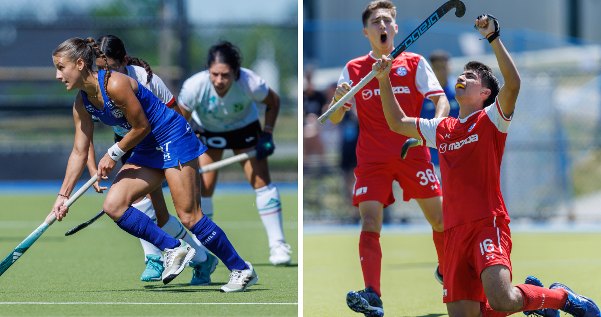 Chile acaricia clasificación a mundial júnior de hockey césped con victorias femenina y masculina