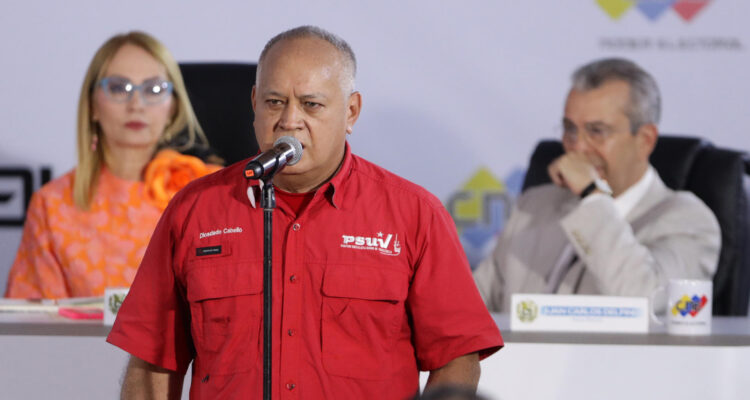 Imagen de Diosdado Cabello, vicepresidente del PSUV.