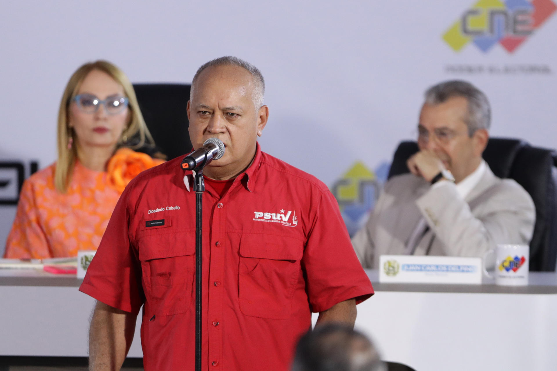 Imagen de Diosdado Cabello, vicepresidente del PSUV.