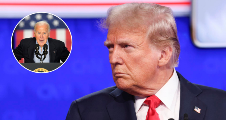 Trump sugiere que el “ego” mantendrá a Biden aferrado a candidatura presidencial