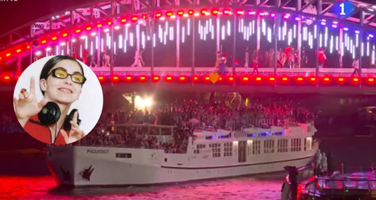 DJ Katia de La Fiera y Captura de la apertura de los Juegos Olímpicos JJ.OO 2024