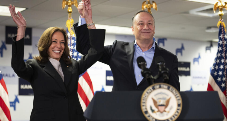 Kamala Harris y su esposo, Doug Emhoff