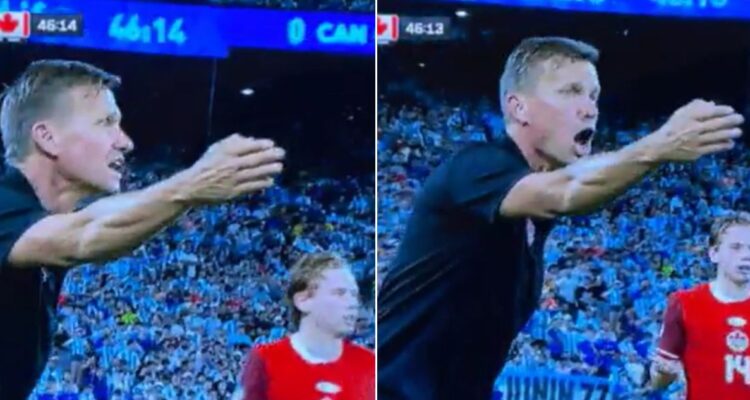 DT de Canadá explotó contra Piero Maza en duelo de Copa América contra Argentina