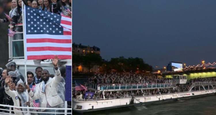 EEUU Y su impactante paso por el desfile inaugural de los JJOO De París 2024 con LeBron James a la cabeza