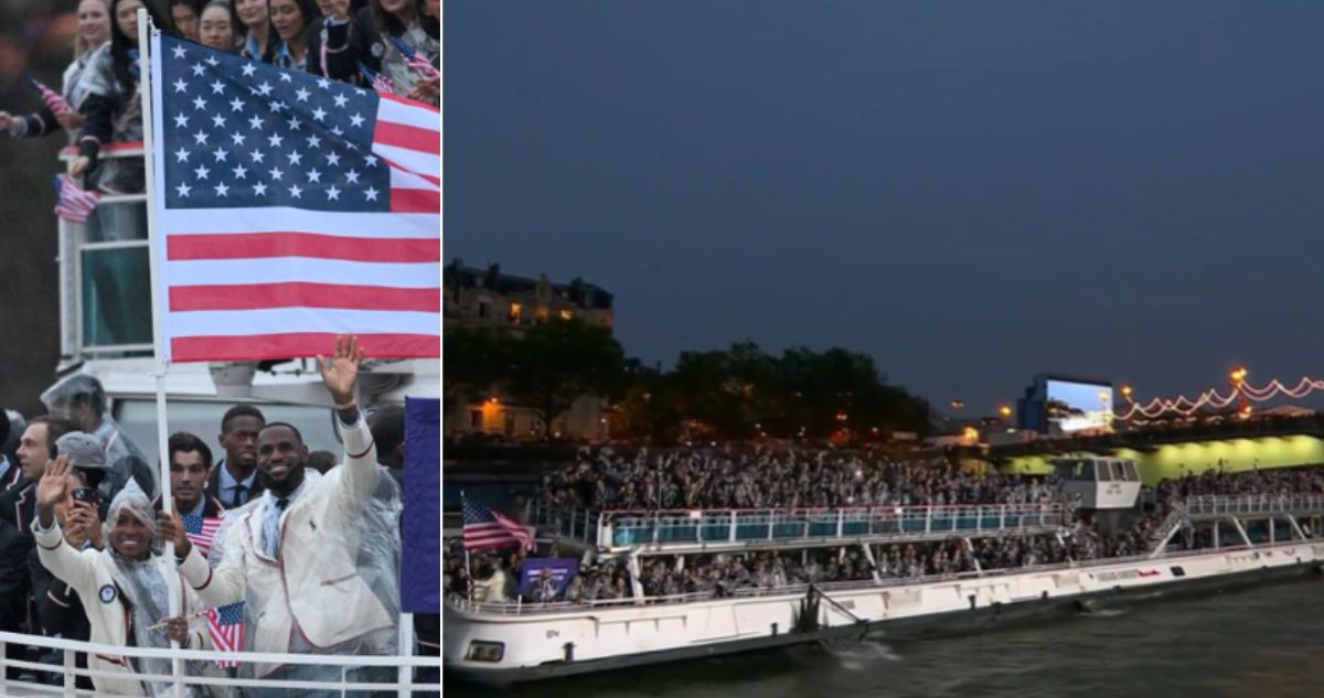 EEUU Y su impactante paso por el desfile inaugural de los JJOO De París 2024 con LeBron James a la cabeza