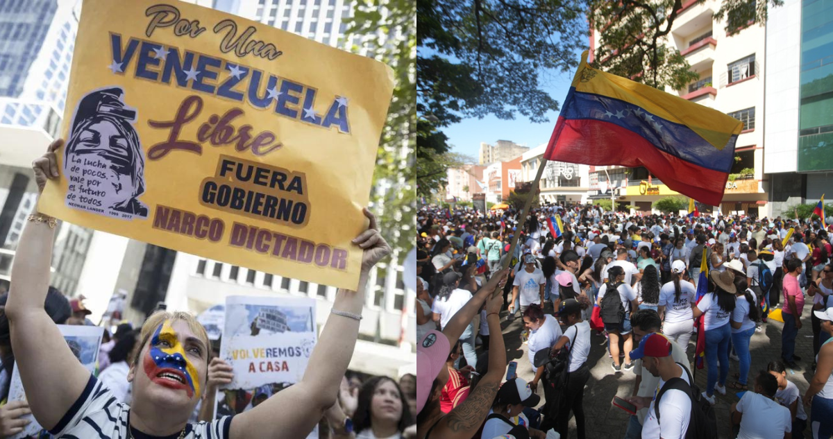 Decenas de miles de venezolanos se movilizan alrededor del mundo por decisiva jornada de elecciones