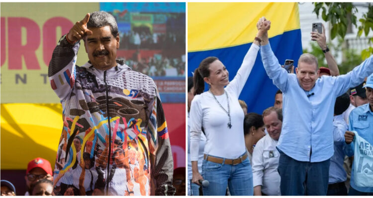 Nicolás Maduro | María Corina Machado y Edmundo González Urrutia