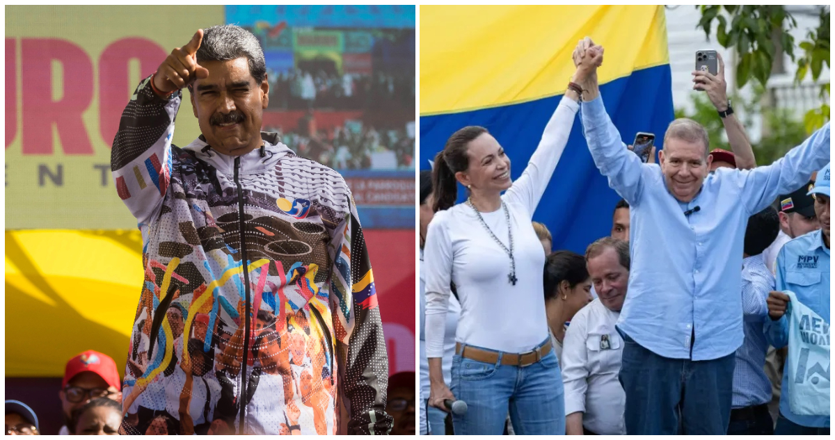 Nicolás Maduro | María Corina Machado y Edmundo González Urrutia