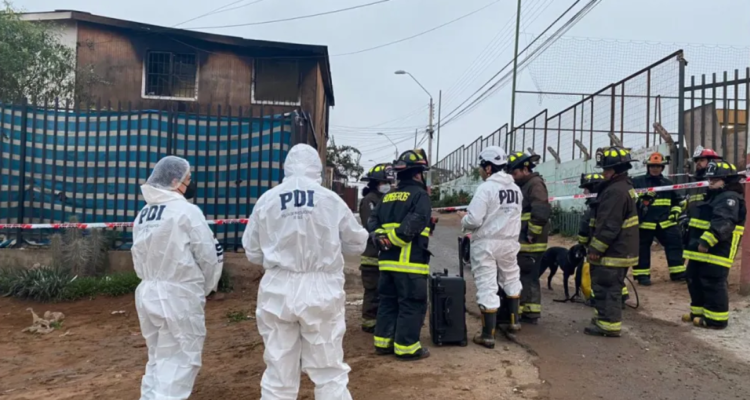Encuentran cuerpo calcinado tras incendio de vivienda en La Serena investigan posible intencionalidad