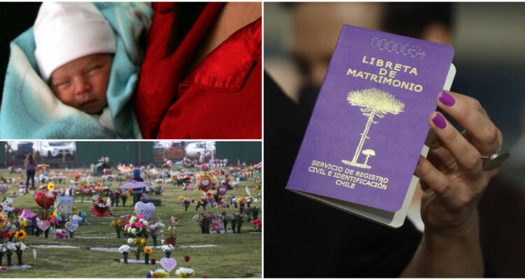 Últimas estadísticas vitales: en Chile nacieron más hombres que mujeres y matrimonio se impone al AUC