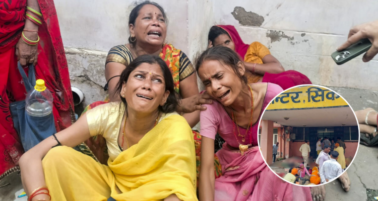 Más de 50 muertos deja estampida humana en un evento religioso en la India