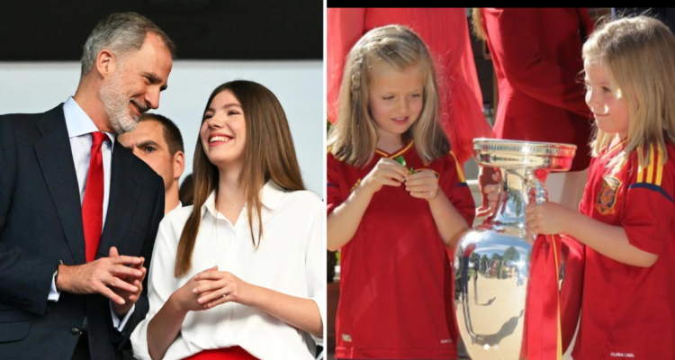 Infanta Sofía en la Eurocopa