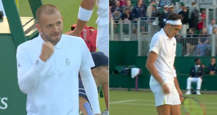 Polémica en Wimbledon en duelo de Evans contra Tabilo