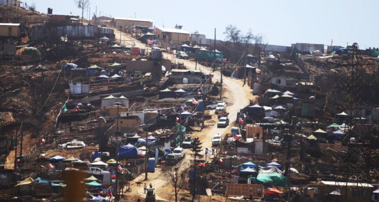 Entrega de cuerpos incendios valparaíso
