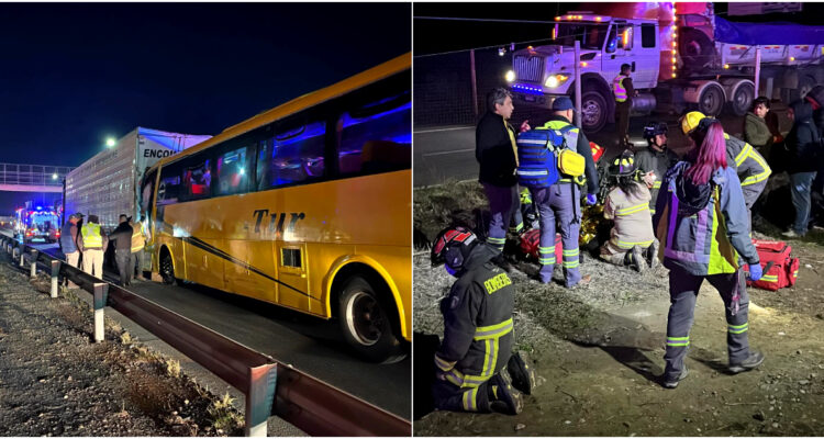 Fatal accidente de bus y camión en Paine: Alcalde de Mostazal indicó que hay niños de extrema gravedad