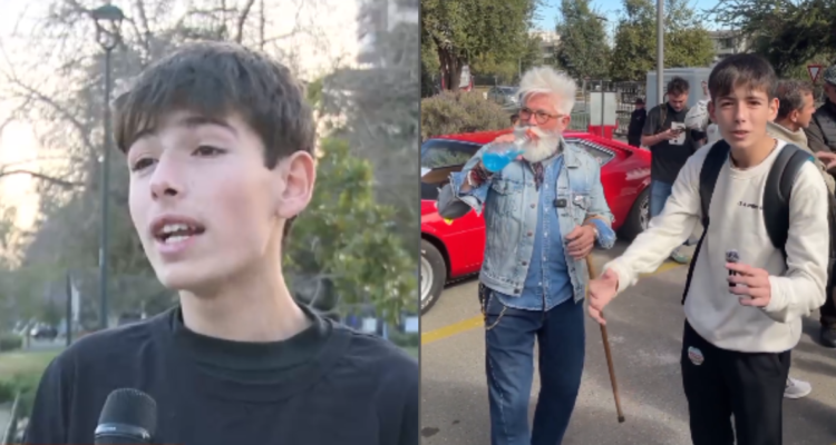 Sebastián Ortiz, joven de la entrevista con Federico Sánchez.