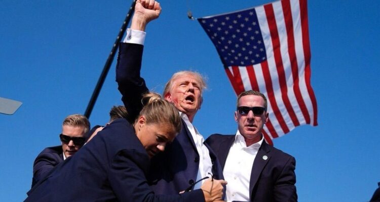 La icónica imagen que se viraliza tras el ataque a Donald Trump