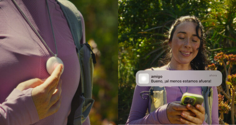 Imagen del dispositivo “Friend”, una IA que puede ser tu amiga