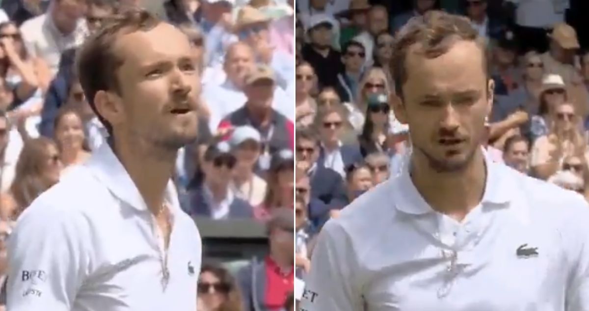 Medvedev y su furia contra jueza en pleno duelo contra Alcaraz en Wimbledon