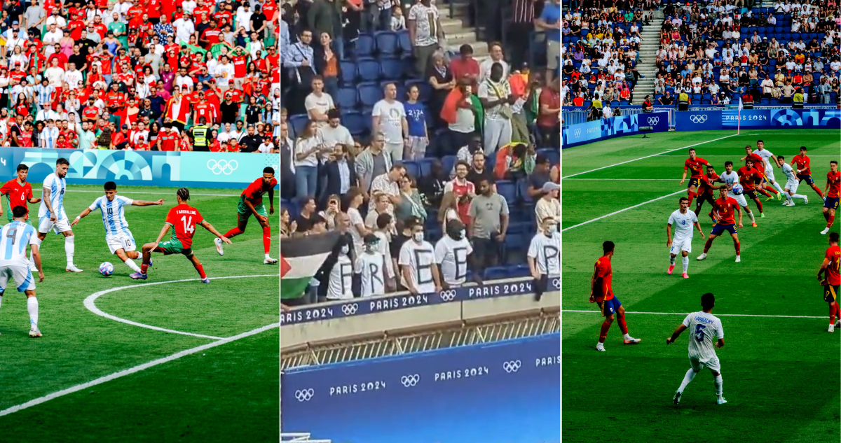 Polémica en Argentina-Marruecos, pifias a himnos y largos añadidos marcan primer día de fútbol en JJOO